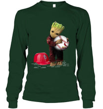 Load image into Gallery viewer, groot loves St Louis Cardinals fan shirt