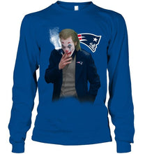 Load image into Gallery viewer, New England Patriots joker joaquin phoenix smoking t shirt
