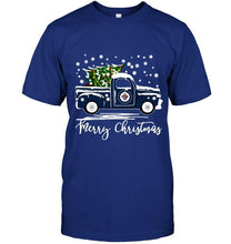 Load image into Gallery viewer, Winnipeg Jets merry christmas christmas tree truck t shirt