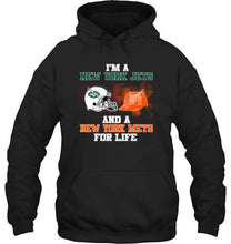 Load image into Gallery viewer, i'm a New York Jet and a New York Met for life shirt