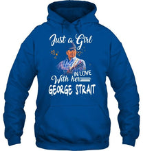 Load image into Gallery viewer, Just girl in love with her George Strait shirt