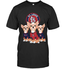 Load image into Gallery viewer, St Louis Cardinals Chihuahuas fan shirt