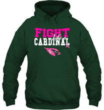Load image into Gallery viewer, Fight like a Cardinal Arizona Cardinals br east cancer support fan shirt
