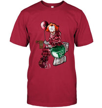 Load image into Gallery viewer, IT Ball State Cardinals in toilet halloween hoodie