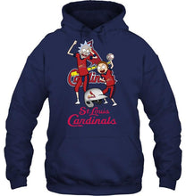 Load image into Gallery viewer, St Louis Cardinals Rick and morty fan shirt