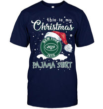 Load image into Gallery viewer, This is my christmas New York Jets pajama shirt t shirt