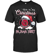 Load image into Gallery viewer, This is my christmas Arizona Cardinals pajama shirt t shirt