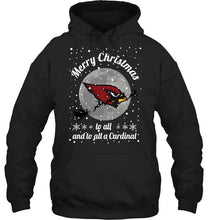 Load image into Gallery viewer, Arizona Cardinals Merry Christmas to all and to all a Cardinal fan shirt