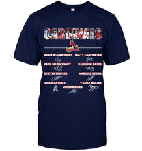 Load image into Gallery viewer, St Louis Cardinals players signed shirt