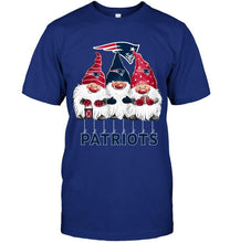 Load image into Gallery viewer, New England Patriots norway christmas gnomies elves fan t shirt