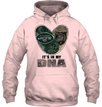 Load image into Gallery viewer, New York Jets and Army Black Knights it's my dna love fingerprints shirt