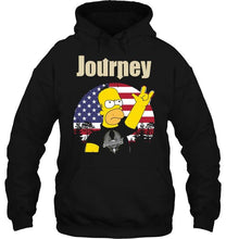 Load image into Gallery viewer, homer simpson Journey retro shirt
