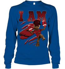 Load image into Gallery viewer, I am groot loves Arizona Cardinals fan t shirt