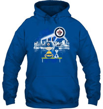 Load image into Gallery viewer, snoopy watch Winnipeg Jets city star light shirt