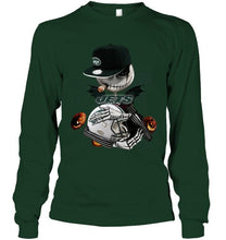 Load image into Gallery viewer, Fear the New York Jets jack skellington halloween harvest field shirt