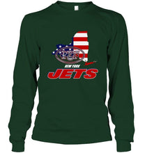 Load image into Gallery viewer, New York Jets New York 4th July independence day american flag shirt