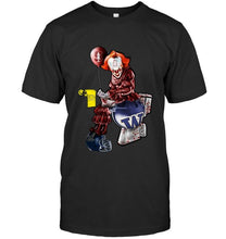 Load image into Gallery viewer, IT Stanford Cardinal in toilet halloween hoodie