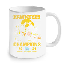Load image into Gallery viewer, Hawkeyes Champions Holiday Bowl Hawkeyes 49 Trojans 24 shirt by Moteefes store Mug