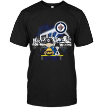 Load image into Gallery viewer, snoopy watch Winnipeg Jets city star light shirt