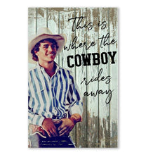 Load image into Gallery viewer, This where the cowboy rides away George Strait