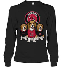 Load image into Gallery viewer, Arizona Cardinals Beagles fan shirt