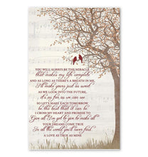 Load image into Gallery viewer, George Strait I cross my heart with lyrics bird tree poster