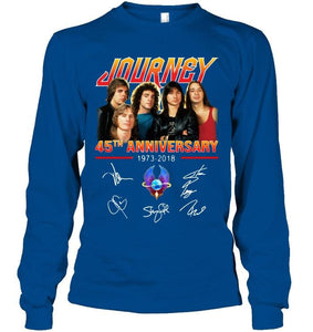 45th anniversary of Journey signed shirt