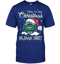 Load image into Gallery viewer, This is my christmas New York Jets pajama shirt t shirt