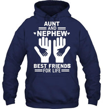 Load image into Gallery viewer, aunt and nephew best friends for life T Shirt