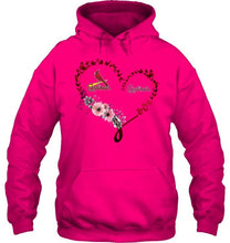 Load image into Gallery viewer, St Louis Cardinals butterfly heart shirt