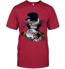 Load image into Gallery viewer, Fear the New England Patriots jack skellington halloween harvest field shirt