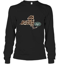 Load image into Gallery viewer, New York Jets panther pattern state map shirt