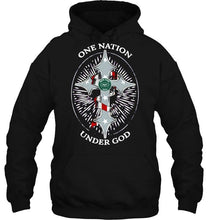 Load image into Gallery viewer, One nation under god New York Jets jesus cross T Shirt