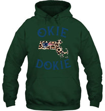 Load image into Gallery viewer, Okie dokie New England Patriots state panther pattern hoodie