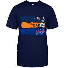 Load image into Gallery viewer, New England Patriots the good the bad the ugly fan t shirt
