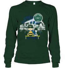 Load image into Gallery viewer, snoopy watch New York Jets city star light shirt