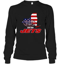 Load image into Gallery viewer, New York Jets New York 4th July independence day american flag shirt