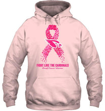 Load image into Gallery viewer, Arizona Cardinals fight like the Cardinals br east cancer warrior shirt