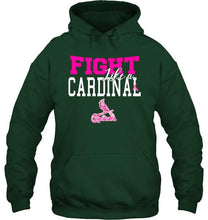 Load image into Gallery viewer, Fight like a Cardinal St Louis Cardinals br east cancer support fan shirt