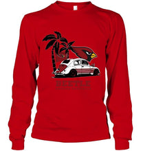 Load image into Gallery viewer, Beetle Arizona Cardinals on beach shirt