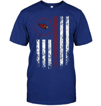 Load image into Gallery viewer, Arizona Cardinals american flag star shirt