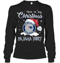 Load image into Gallery viewer, This is my christmas New England Patriots pajama shirt t shirt