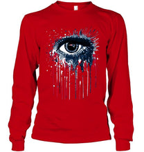 Load image into Gallery viewer, New England Patriots eye paint drop art style t shirt