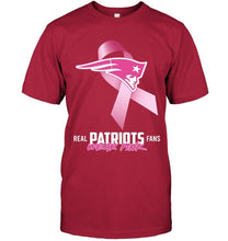 Load image into Gallery viewer, New England Patriots real fans wear pink br east cancer support shirt