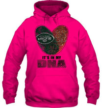 Load image into Gallery viewer, New York Jets and New York Mets it's my dna love fingerprints shirt