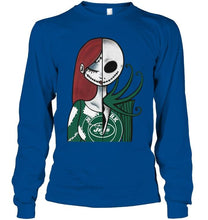 Load image into Gallery viewer, New York Jets Jack Skellington Sally halloween fan simpson shirt