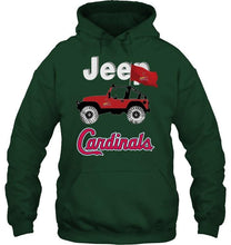 Load image into Gallery viewer, Jeep St Louis Cardinals fan shirt